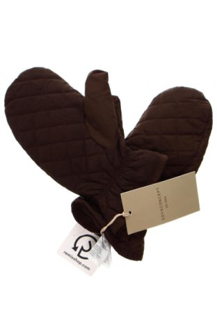 Ръкавици Soya Concept, Цвят Кафяв, Цена 29,00 лв.
