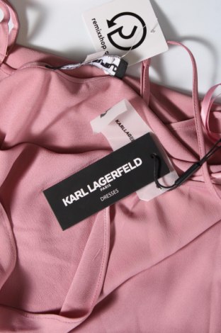 Рокля Karl Lagerfeld, Размер M, Цвят Розов, Цена 246,00 лв.
