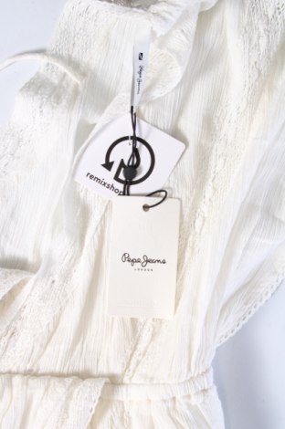 Kleid Pepe Jeans, Größe S, Farbe Weiß, Preis 36,08 €