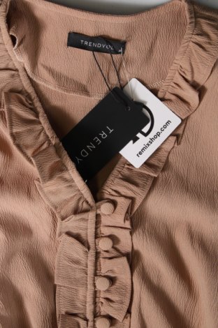 Šaty  Trendyol, Veľkosť S, Farba Béžová, Cena  7,36 €