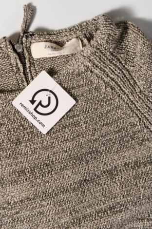 Рокля Zara Knitwear, Размер S, Цвят Бежов, Цена 10,80 лв.