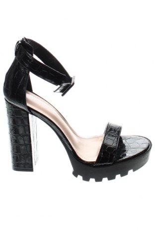 Sandale Ideal Shoes, Mărime 40, Culoare Negru, Preț 63,75 Lei