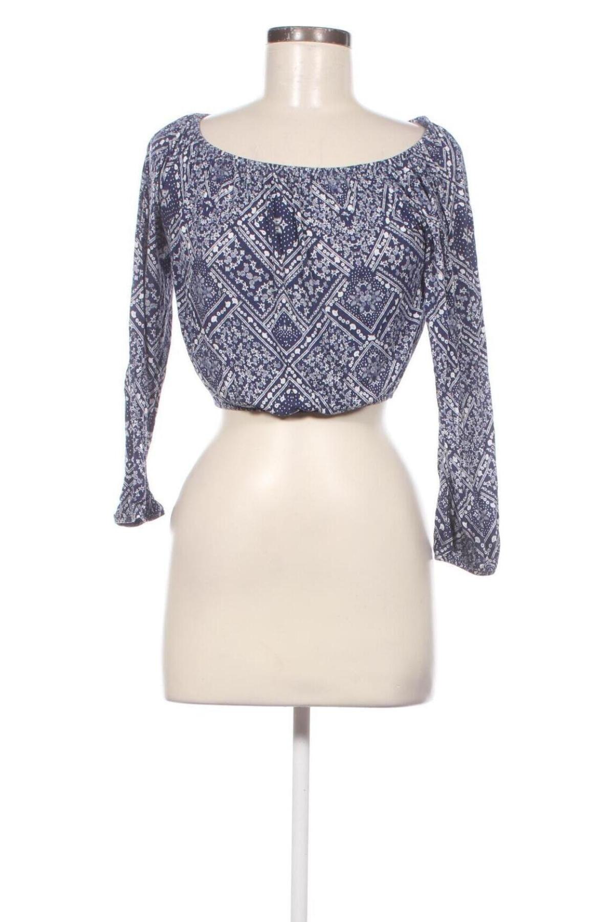 Γυναικεία μπλούζα H&M Divided, Μέγεθος XS, Χρώμα Μπλέ, Τιμή 2,35 €