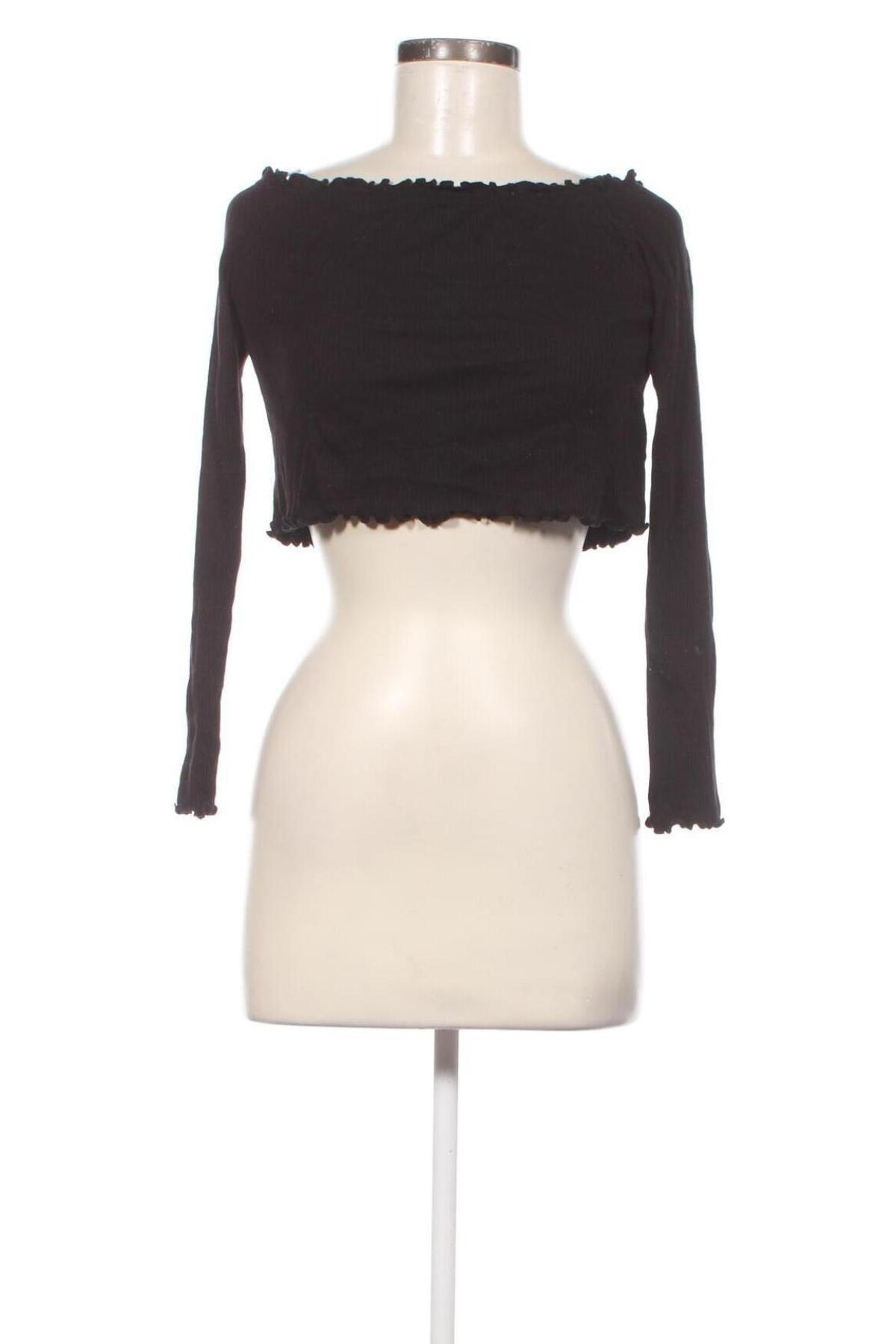 Дамска блуза H&M Divided, Размер M, Цвят Черен, Цена 4,37 лв.