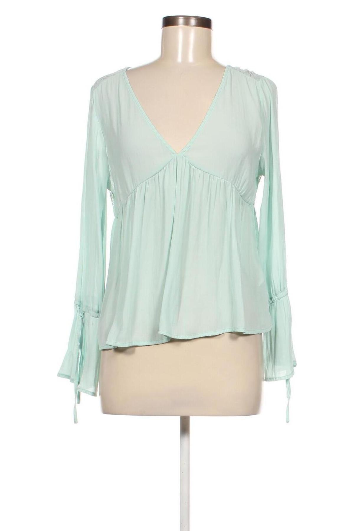 Дамска блуза H&M Divided, Размер L, Цвят Зелен, Цена 3,80 лв.