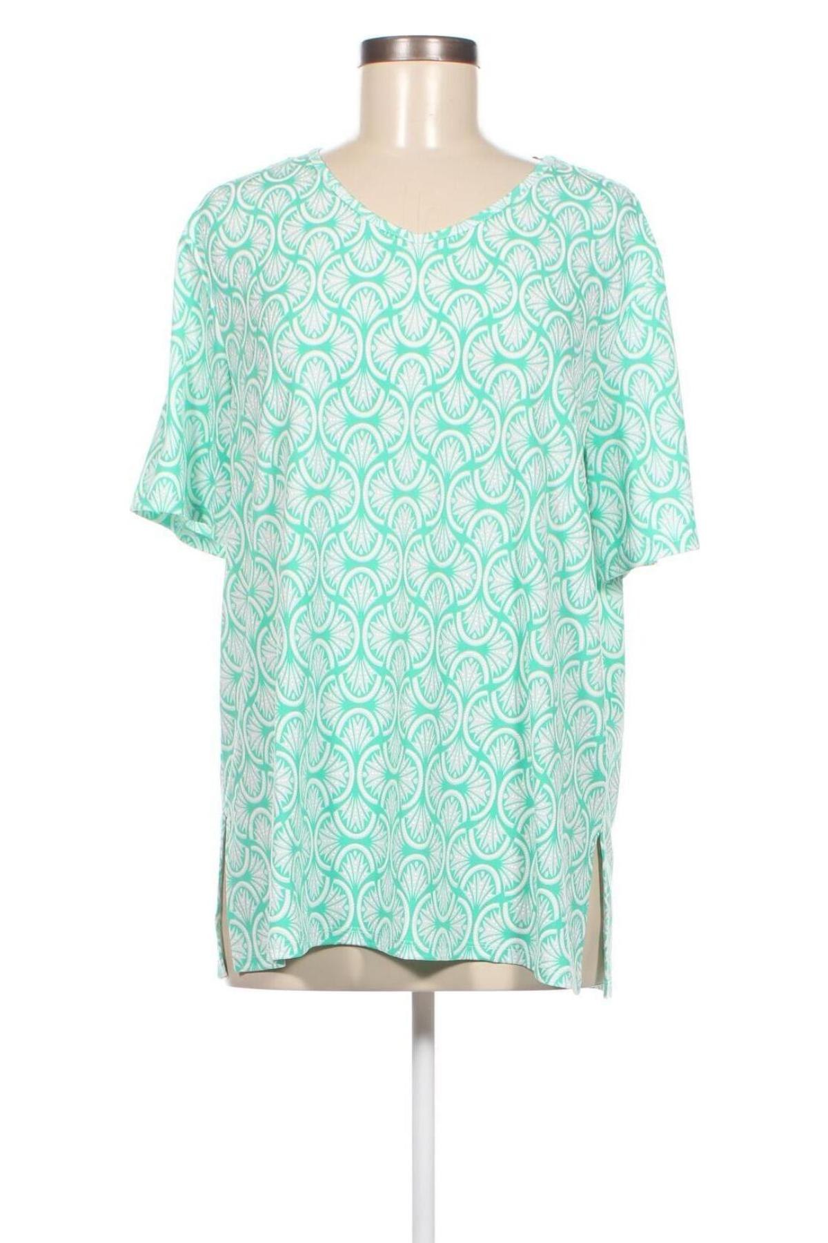 Γυναικεία μπλούζα In-Print, Μέγεθος M, Χρώμα Πράσινο, Τιμή 6,80 €