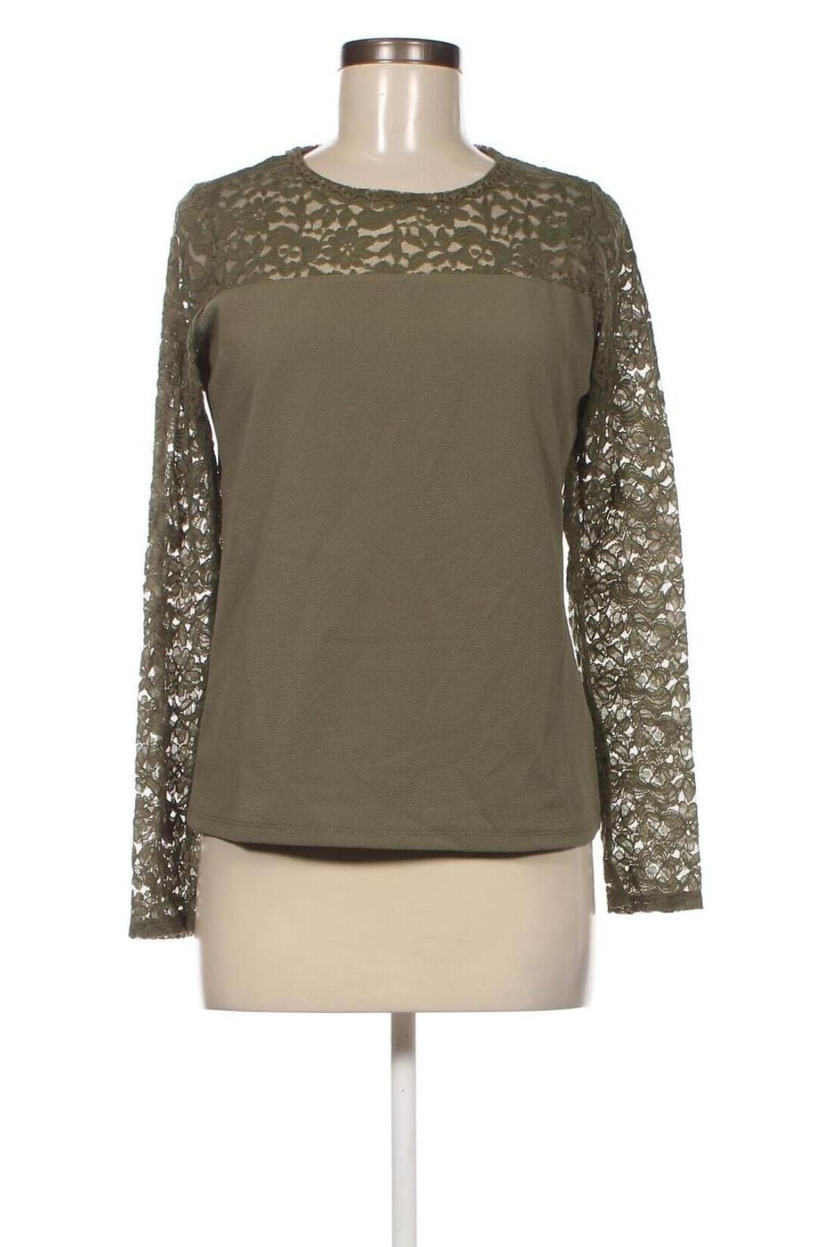 Дамска блуза Jean Pascale, Размер M, Цвят Зелен, Цена 19,00 лв.
