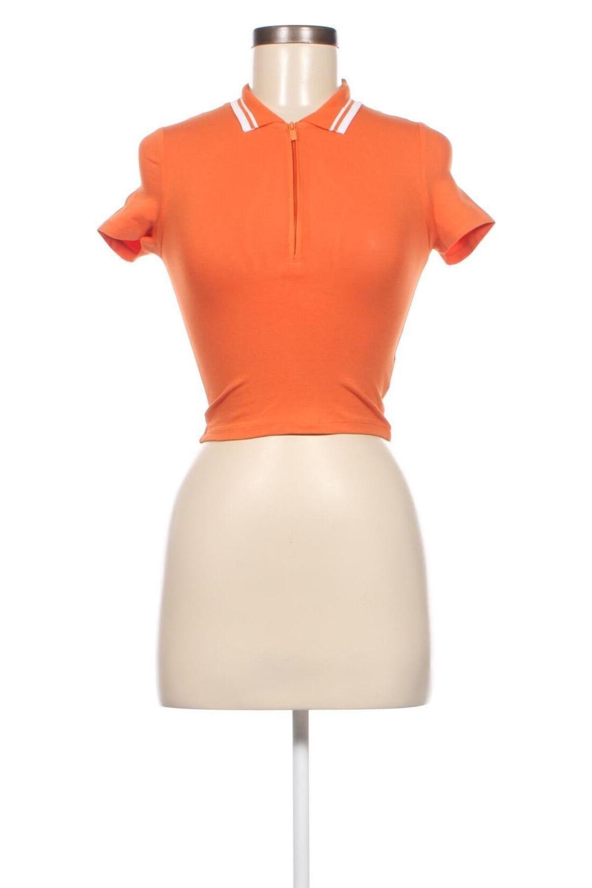 Дамска блуза Jennyfer, Размер XXS, Цвят Оранжев, Цена 8,68 лв.