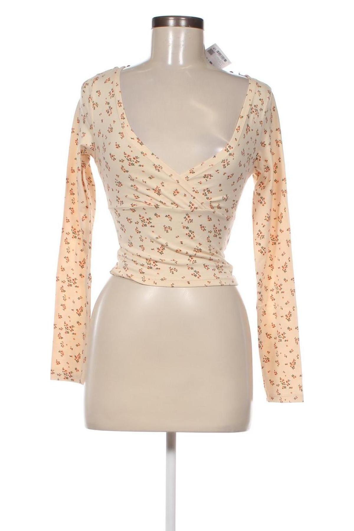 Дамска блуза Jennyfer, Размер XS, Цвят Бежов, Цена 7,75 лв.