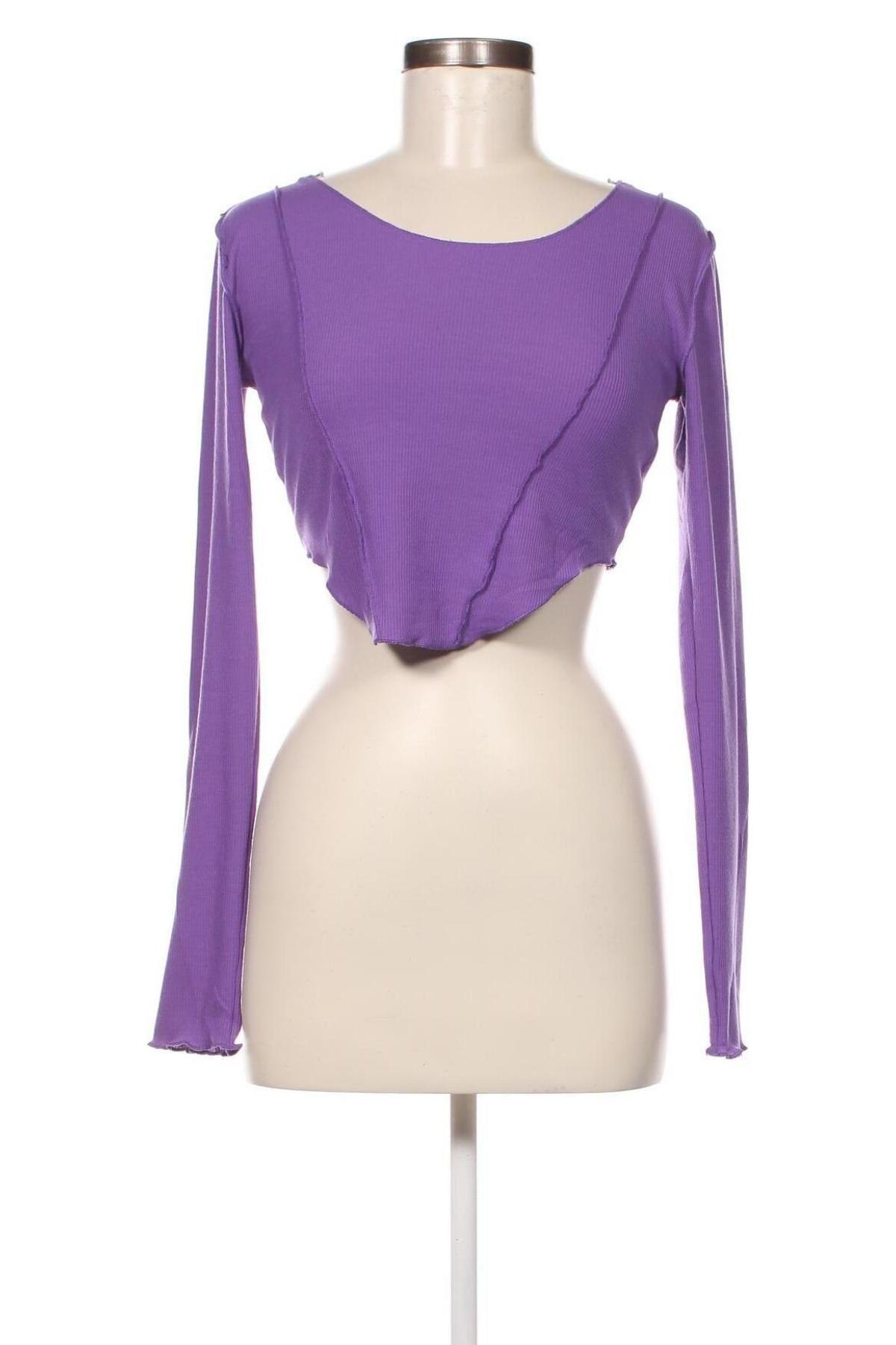 Γυναικεία μπλούζα Jennyfer, Μέγεθος M, Χρώμα Βιολετί, Τιμή 4,47 €