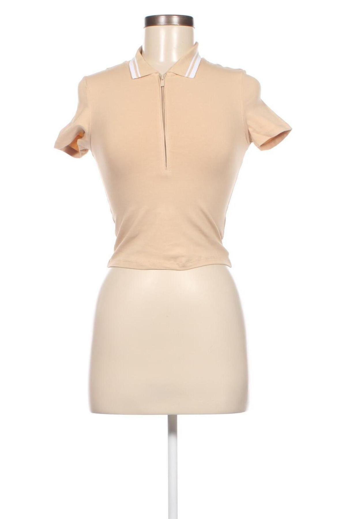 Дамска блуза Jennyfer, Размер S, Цвят Бежов, Цена 12,40 лв.