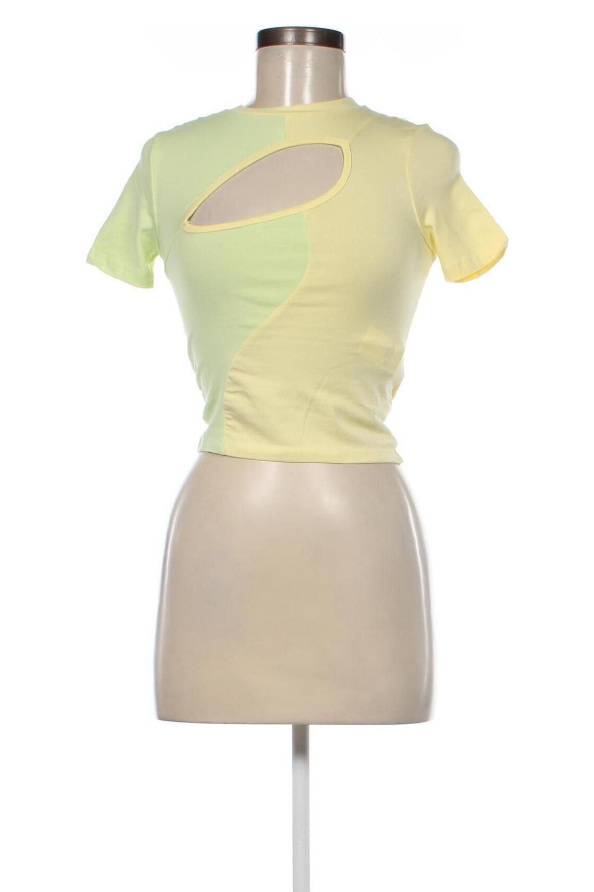 Дамска блуза Jennyfer, Размер XS, Цвят Жълт, Цена 11,47 лв.