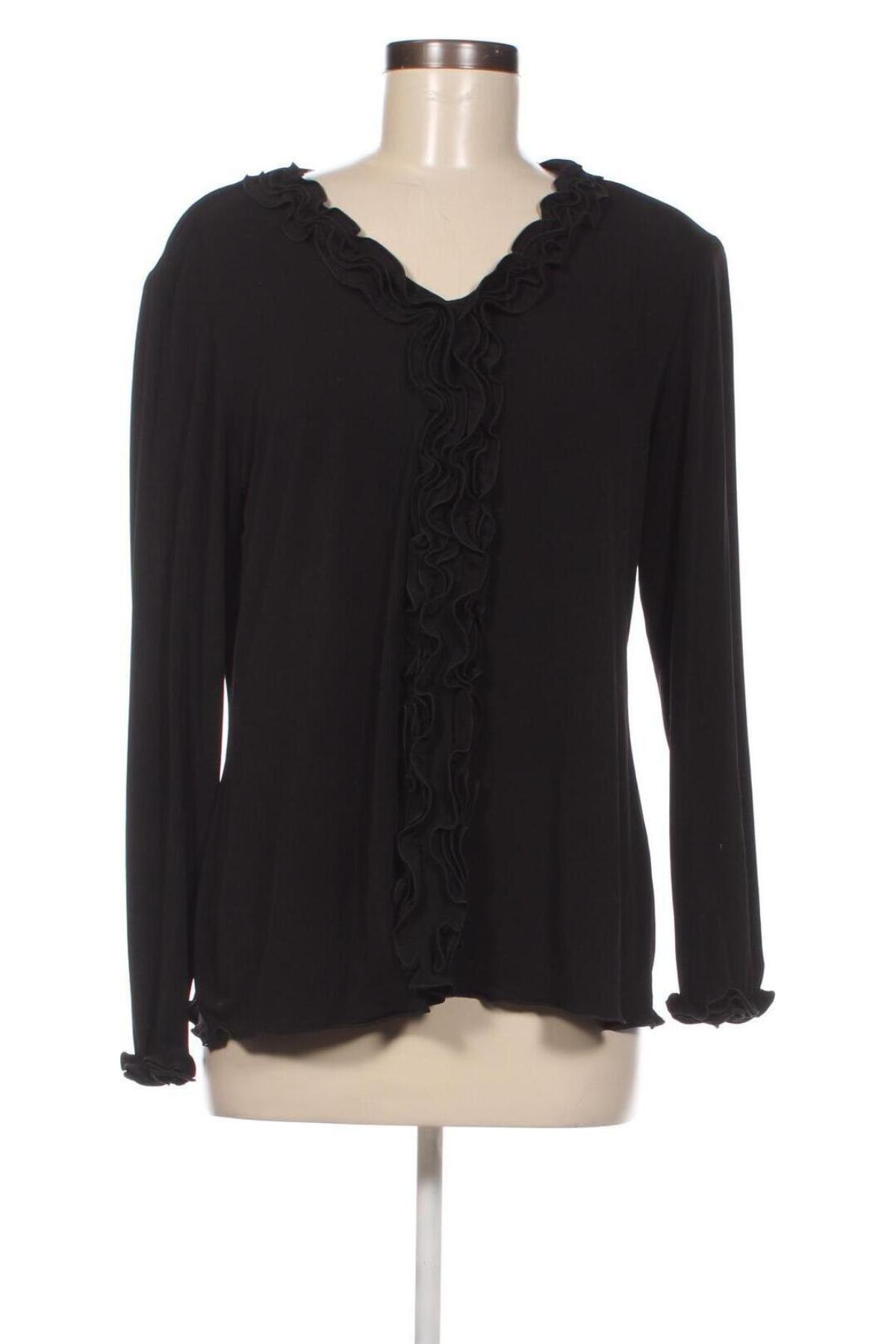 Γυναικεία μπλούζα Karina, Μέγεθος M, Χρώμα Μαύρο, Τιμή 4,00 €