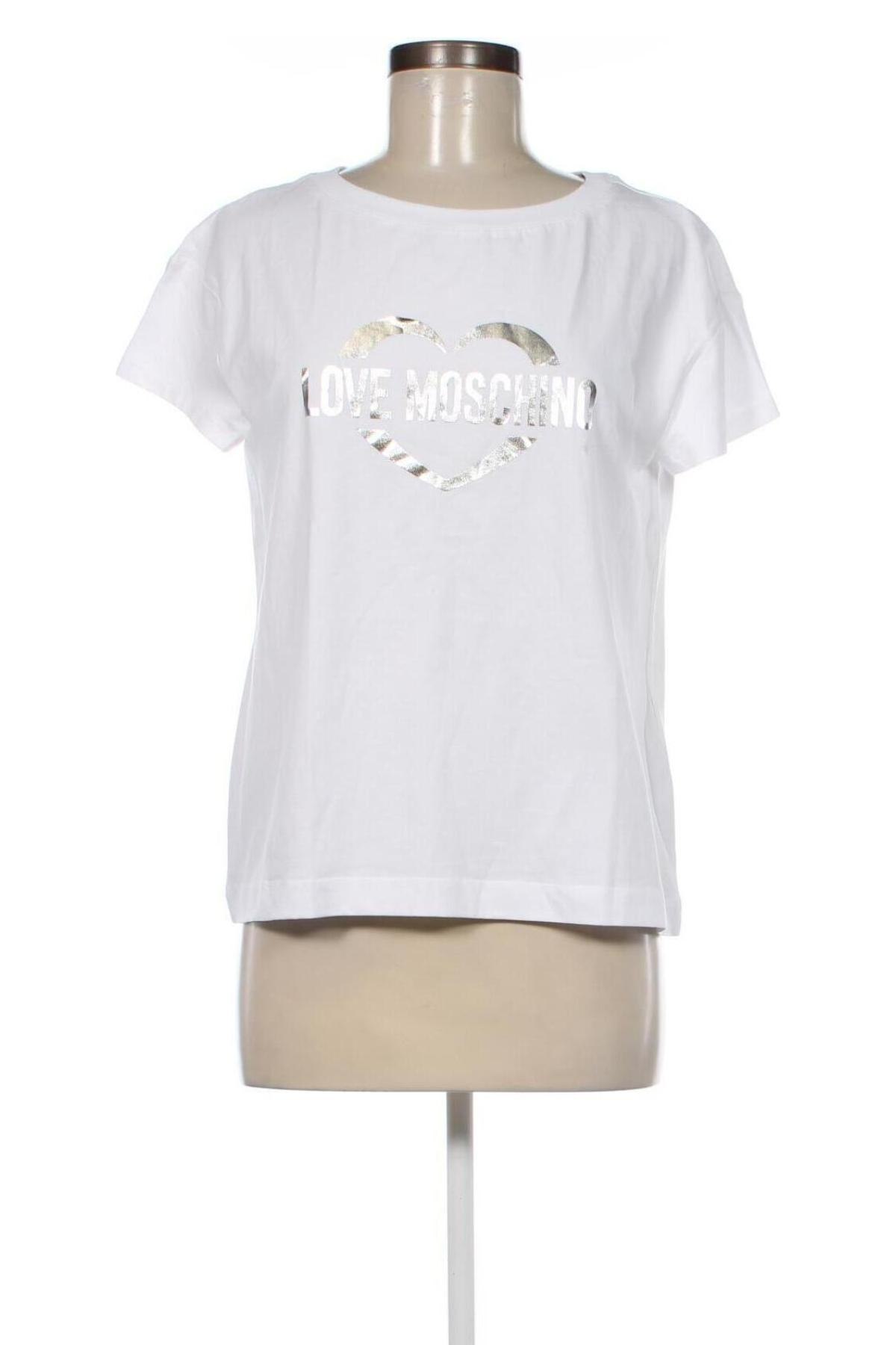 Дамска блуза Love Moschino, Размер M, Цвят Бял, Цена 211,00 лв.