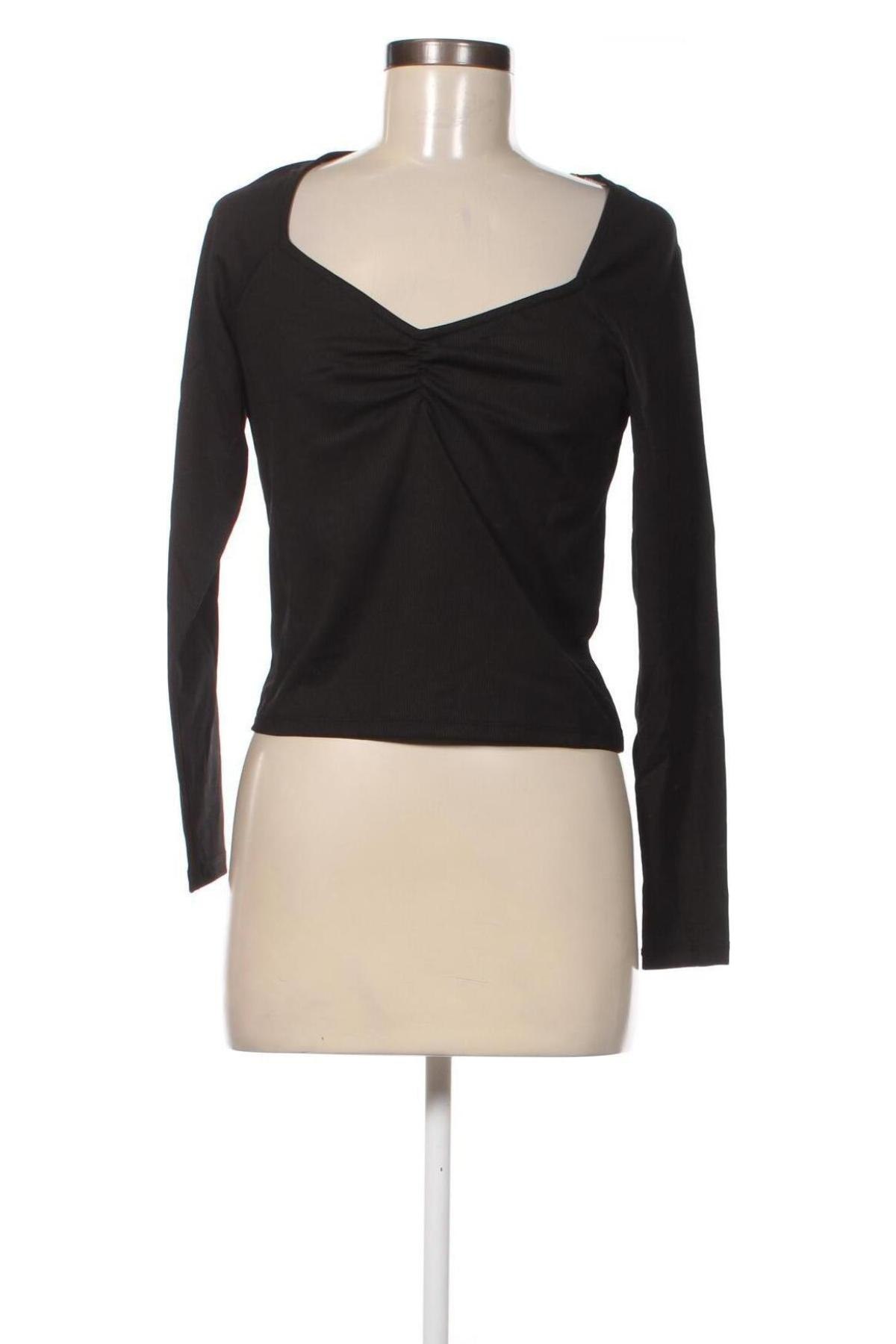 Γυναικεία μπλούζα Monki, Μέγεθος M, Χρώμα Μαύρο, Τιμή 4,15 €