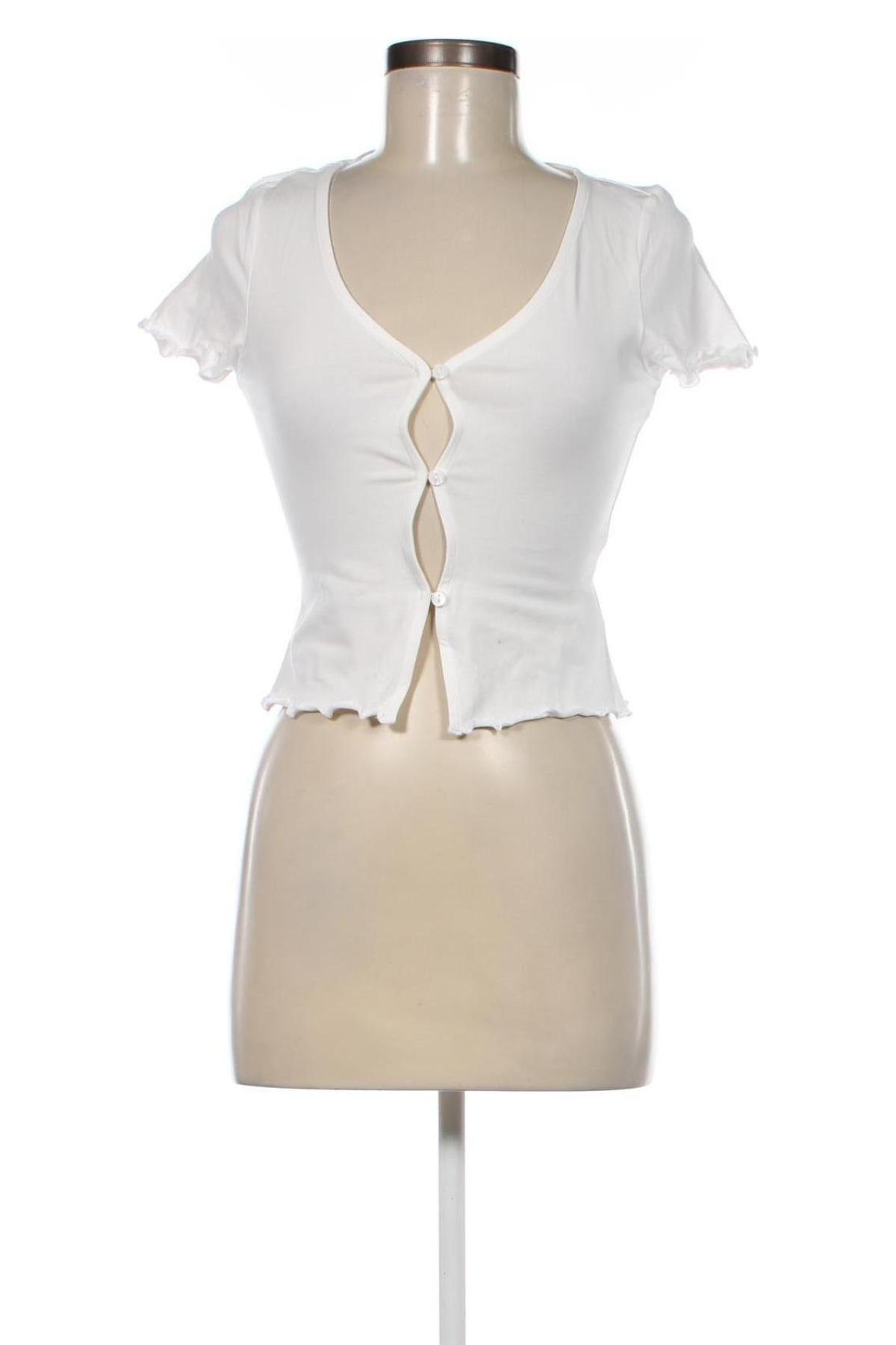 Damen Shirt Monki, Größe S, Farbe Weiß, Preis € 5,95