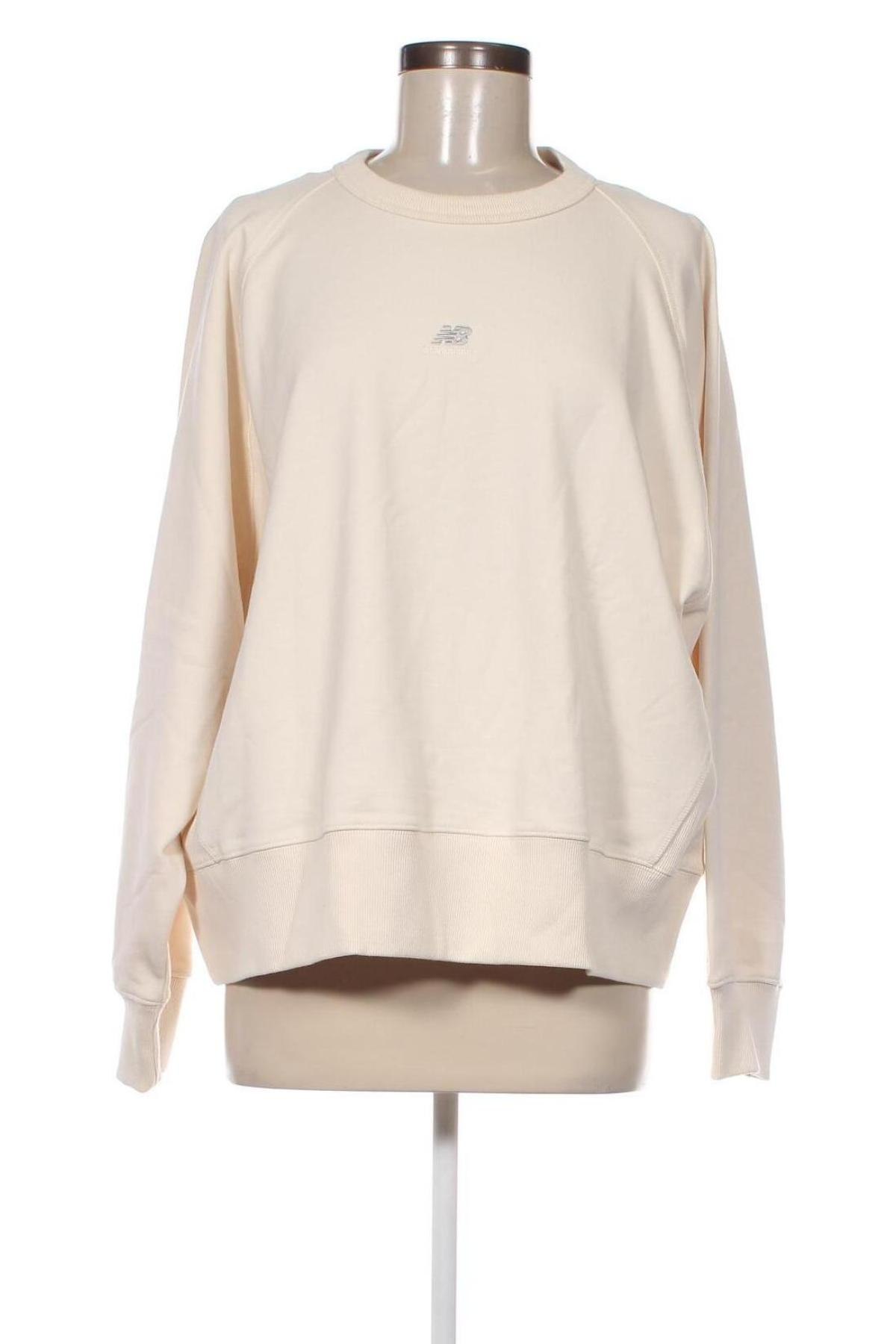 Γυναικεία μπλούζα New Balance, Μέγεθος XL, Χρώμα  Μπέζ, Τιμή 52,58 €
