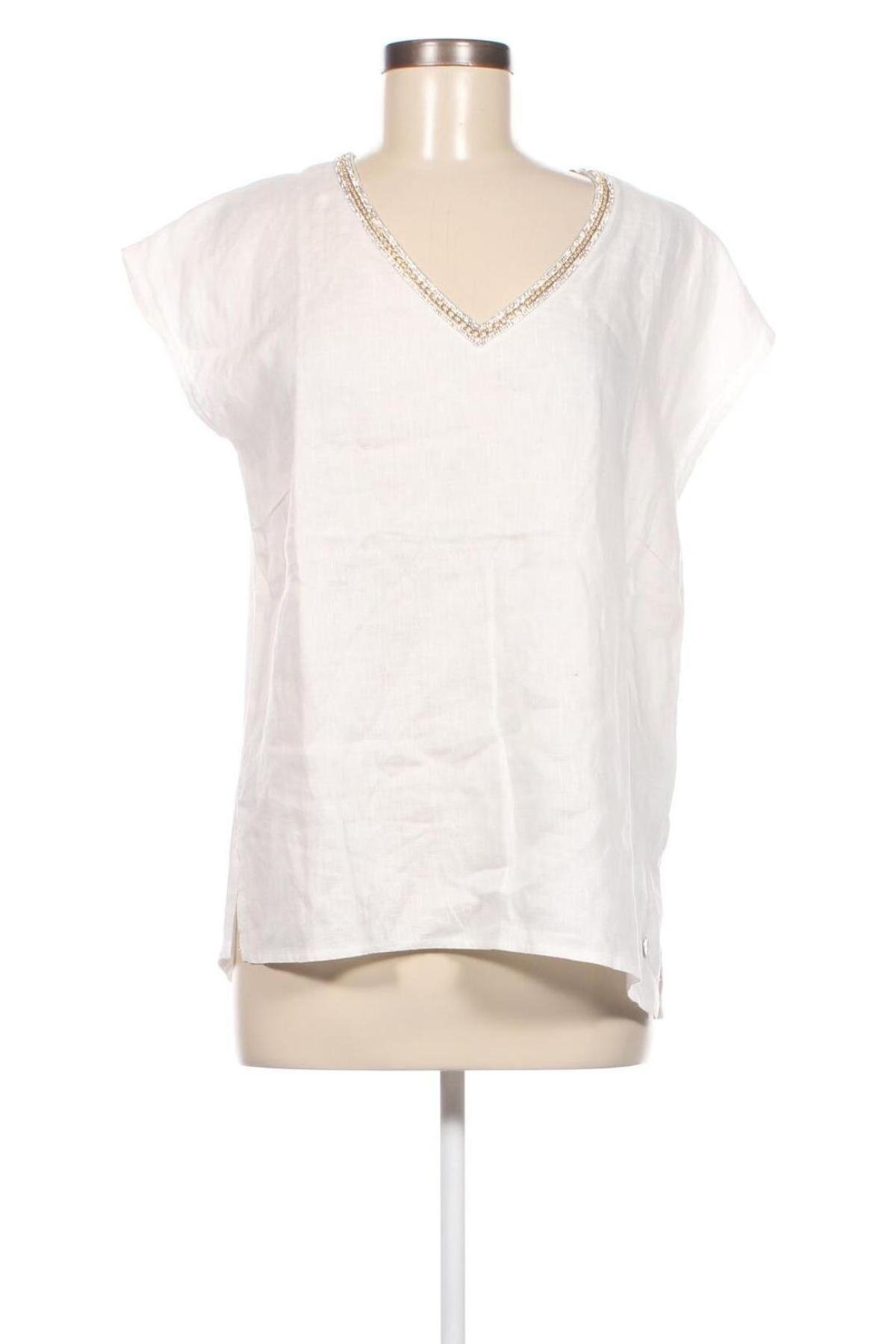 Γυναικεία μπλούζα Oui, Μέγεθος M, Χρώμα Λευκό, Τιμή 24,71 €