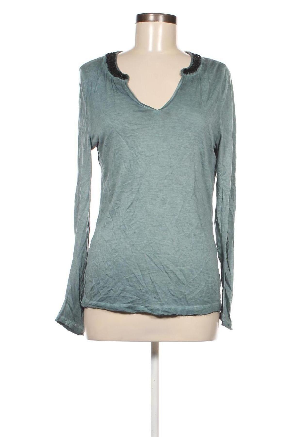 Дамска блуза S.Oliver, Размер L, Цвят Зелен, Цена 6,24 лв.