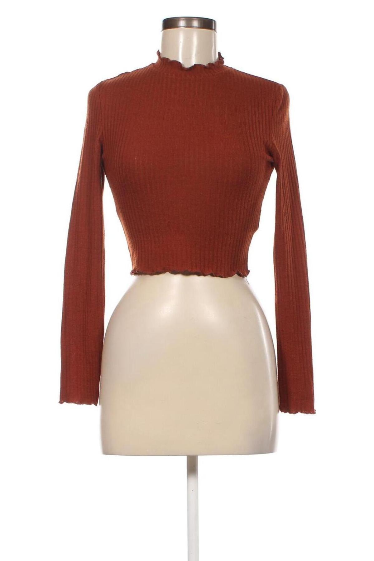Γυναικεία μπλούζα SHEIN, Μέγεθος M, Χρώμα Καφέ, Τιμή 9,62 €