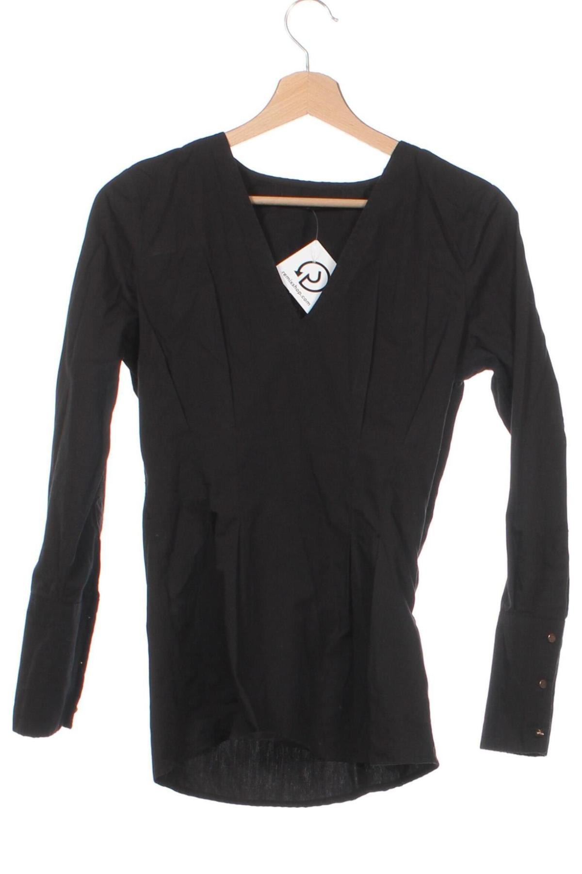 Дамска блуза Sinsay, Размер XXS, Цвят Черен, Цена 18,82 лв.