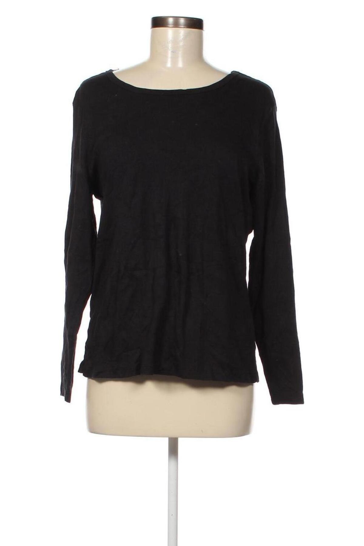 Γυναικεία μπλούζα St. John's Bay, Μέγεθος XL, Χρώμα Μαύρο, Τιμή 9,72 €