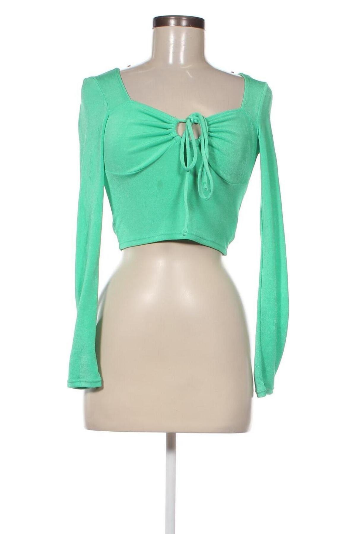 Γυναικεία μπλούζα Tally Weijl, Μέγεθος XS, Χρώμα Πράσινο, Τιμή 4,95 €
