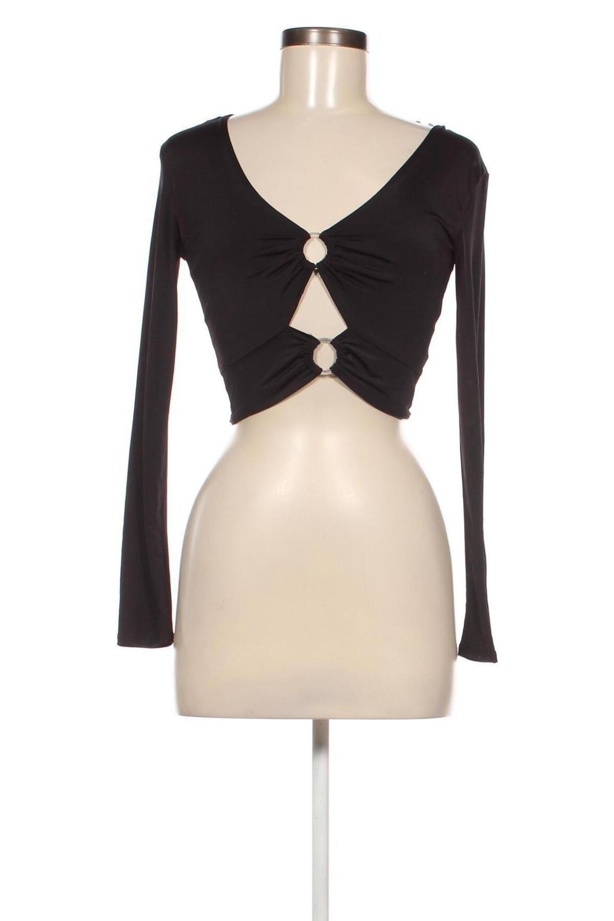 Γυναικεία μπλούζα Tally Weijl, Μέγεθος L, Χρώμα Μαύρο, Τιμή 4,47 €