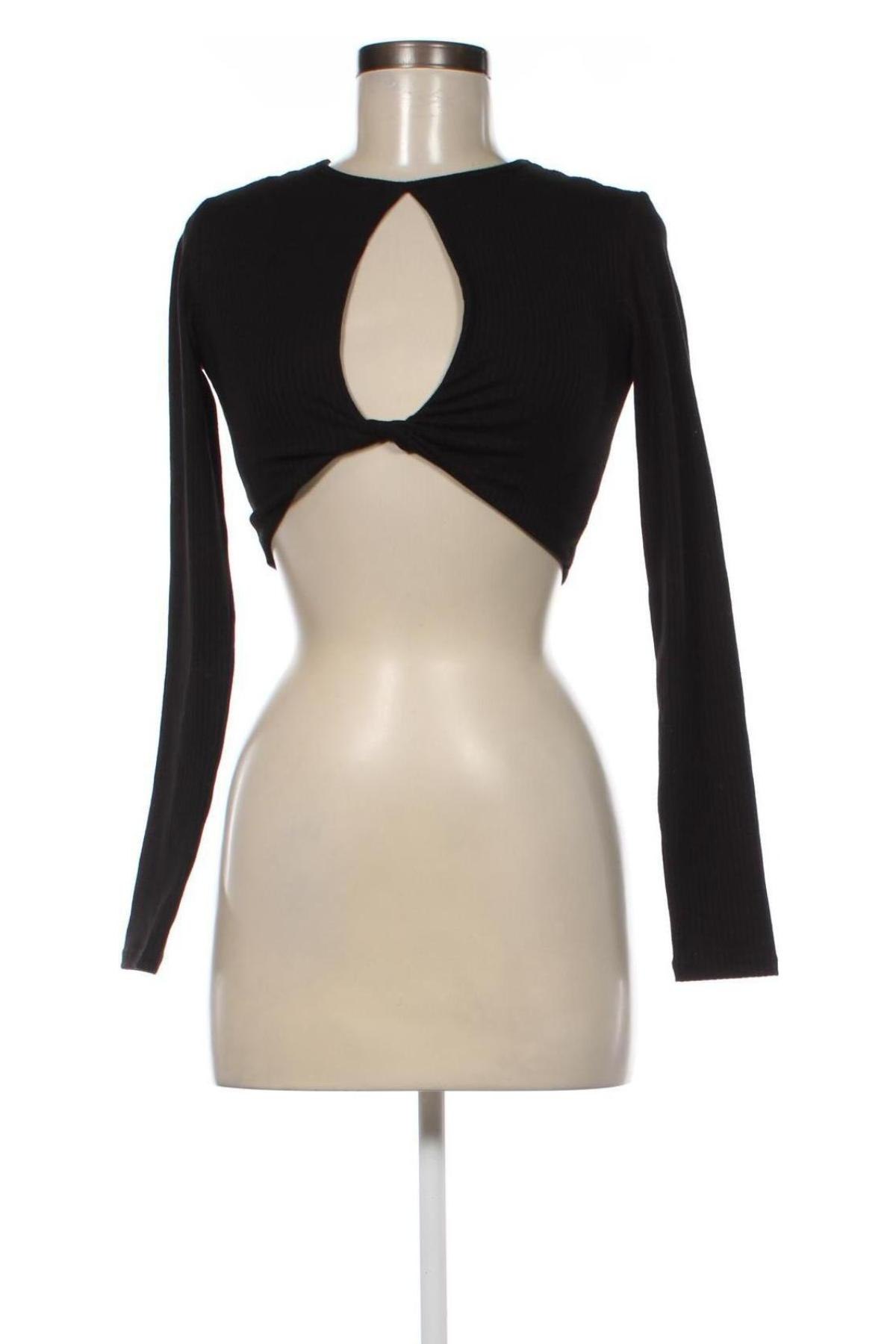 Γυναικεία μπλούζα Tally Weijl, Μέγεθος XS, Χρώμα Μαύρο, Τιμή 4,63 €