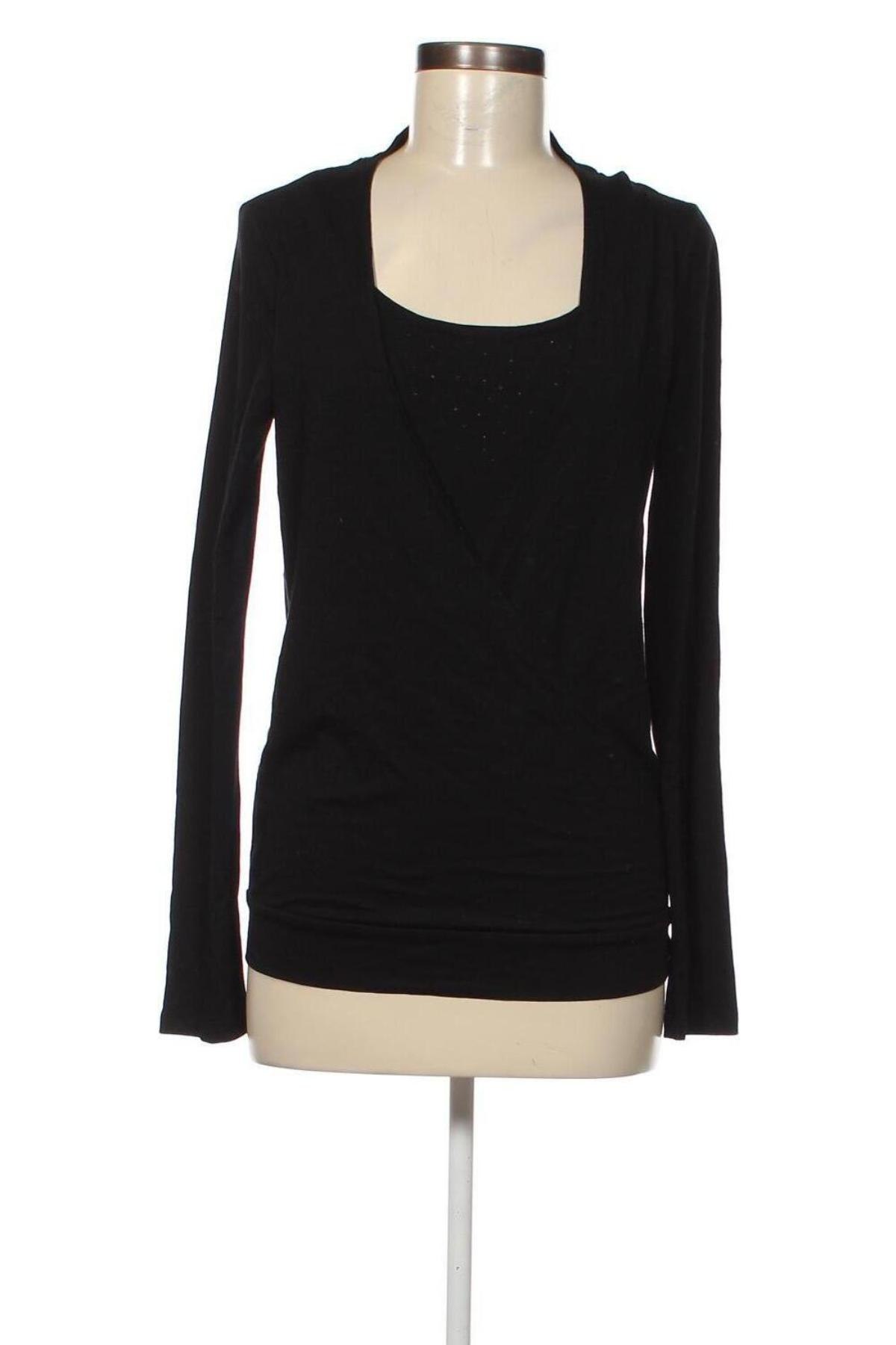 Γυναικεία μπλούζα Tchibo, Μέγεθος S, Χρώμα Μαύρο, Τιμή 3,41 €