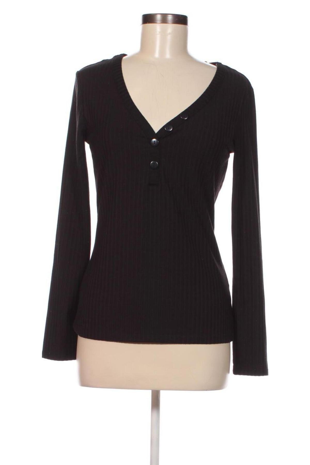 Γυναικεία μπλούζα Terranova, Μέγεθος M, Χρώμα Μαύρο, Τιμή 5,12 €