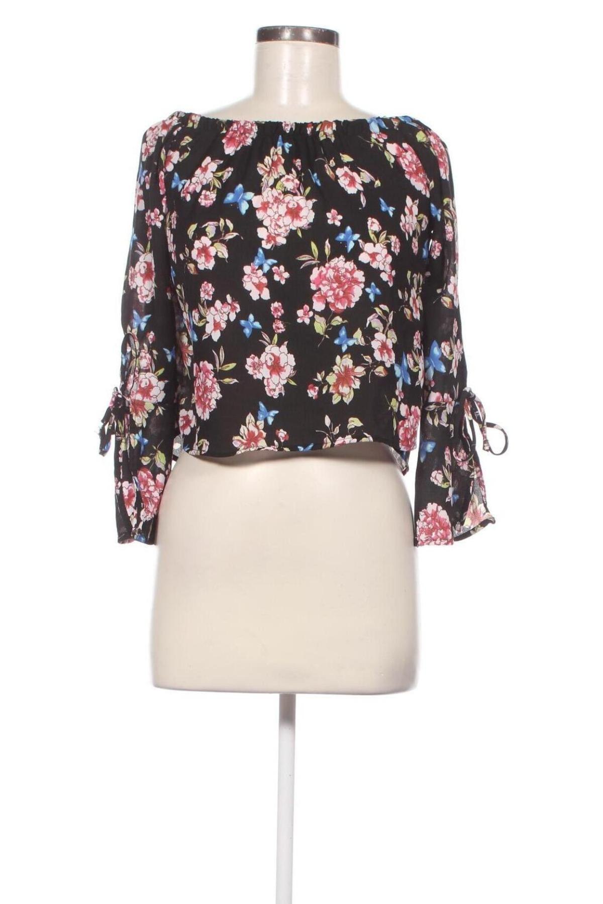 Γυναικεία μπλούζα Terranova, Μέγεθος XS, Χρώμα Πολύχρωμο, Τιμή 3,06 €