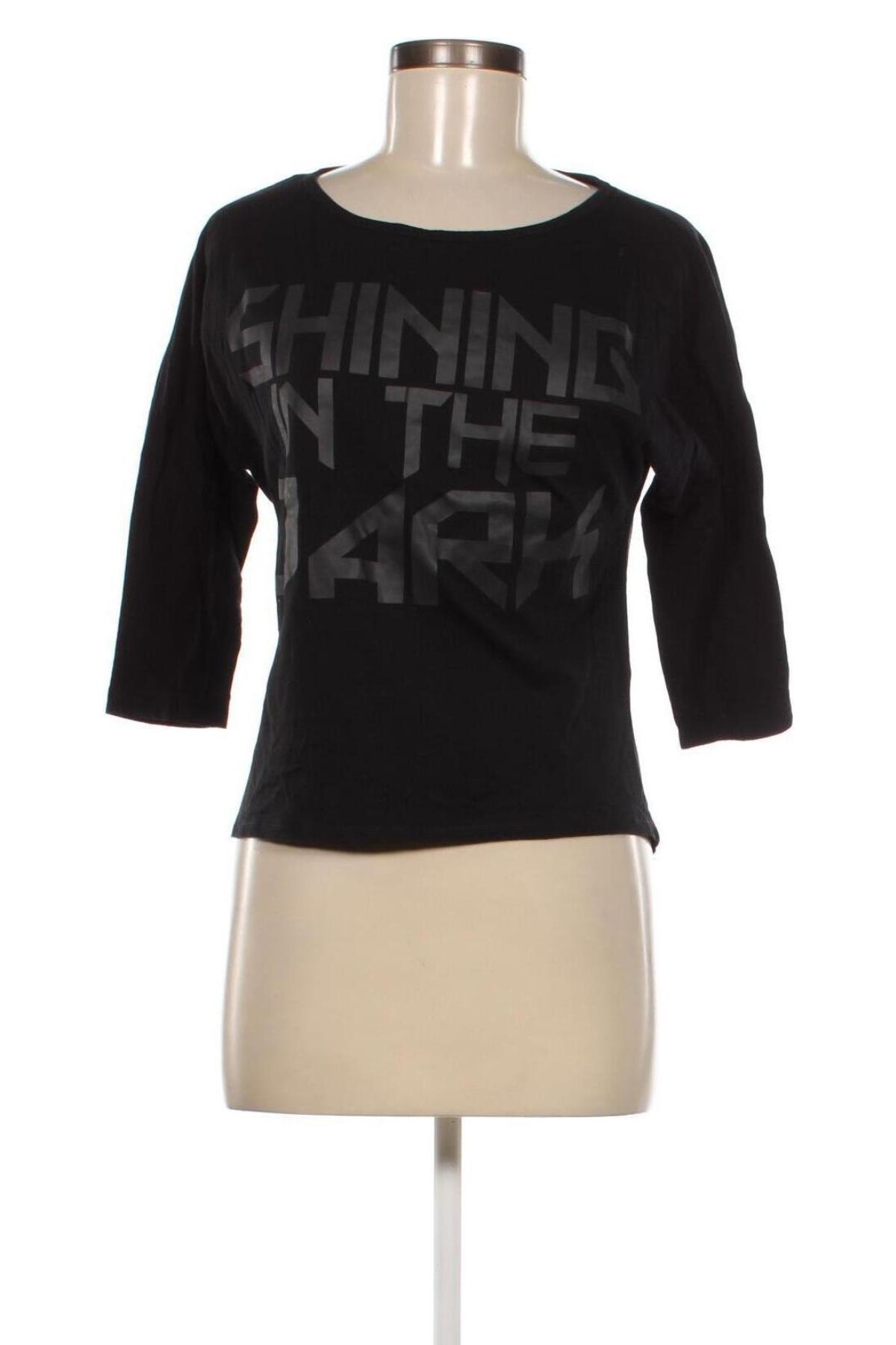 Γυναικεία μπλούζα Terranova, Μέγεθος XS, Χρώμα Μαύρο, Τιμή 9,62 €
