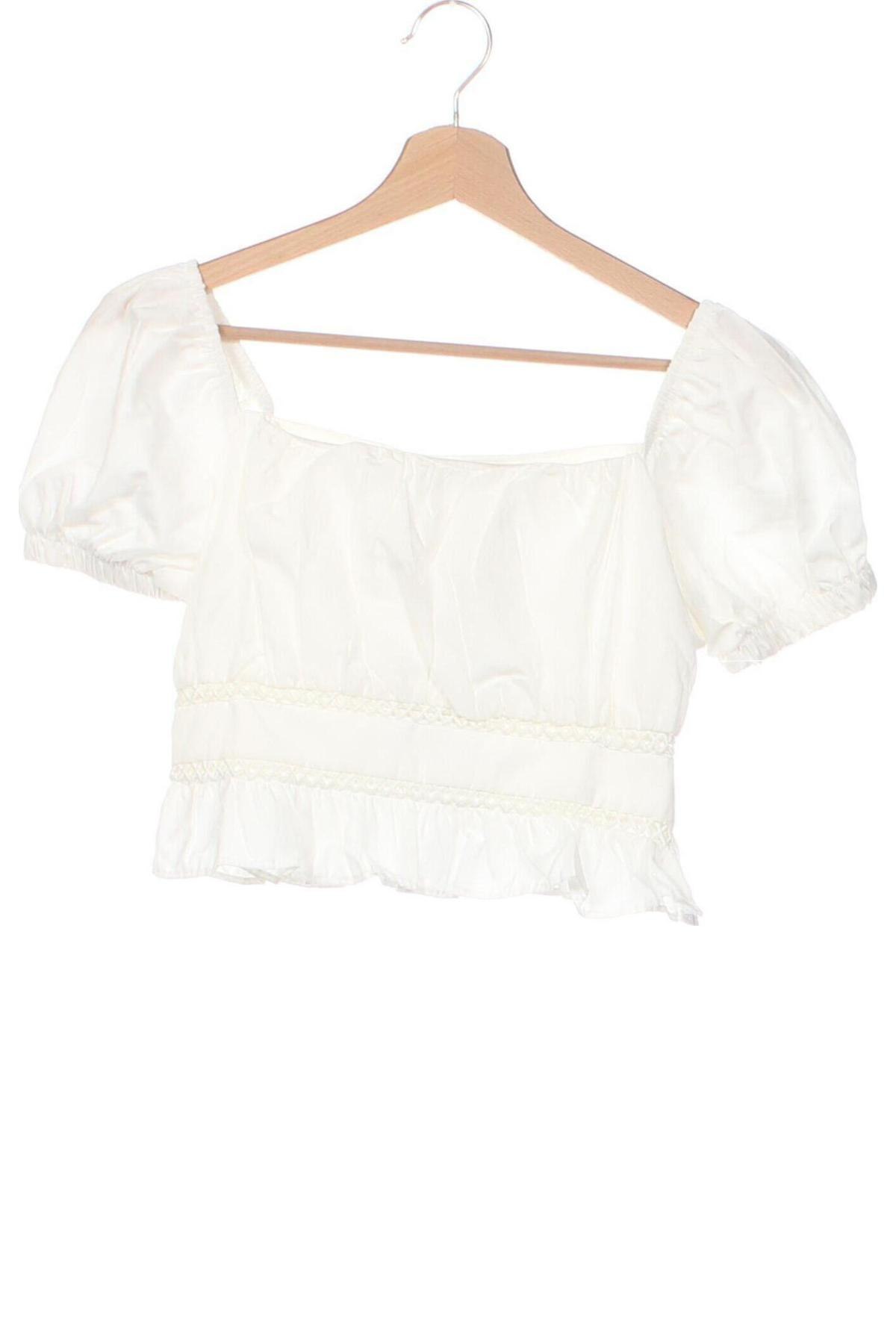 Γυναικεία μπλούζα Trendyol, Μέγεθος XS, Χρώμα Λευκό, Τιμή 5,57 €