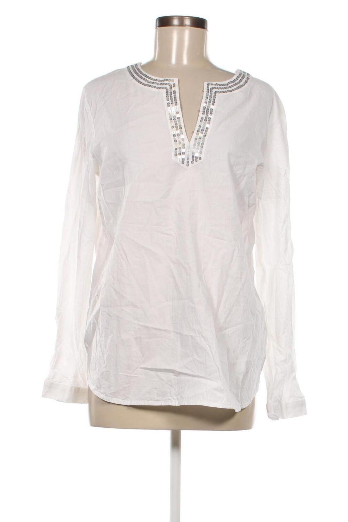 Дамска блуза Woman By Tchibo, Размер L, Цвят Бял, Цена 4,75 лв.