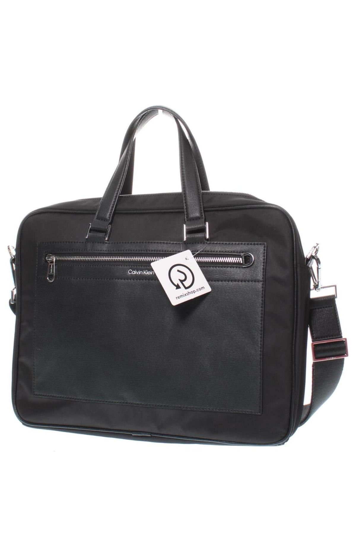 Чанта за лаптоп Calvin Klein, Цвят Черен, Цена 269,10 лв.
