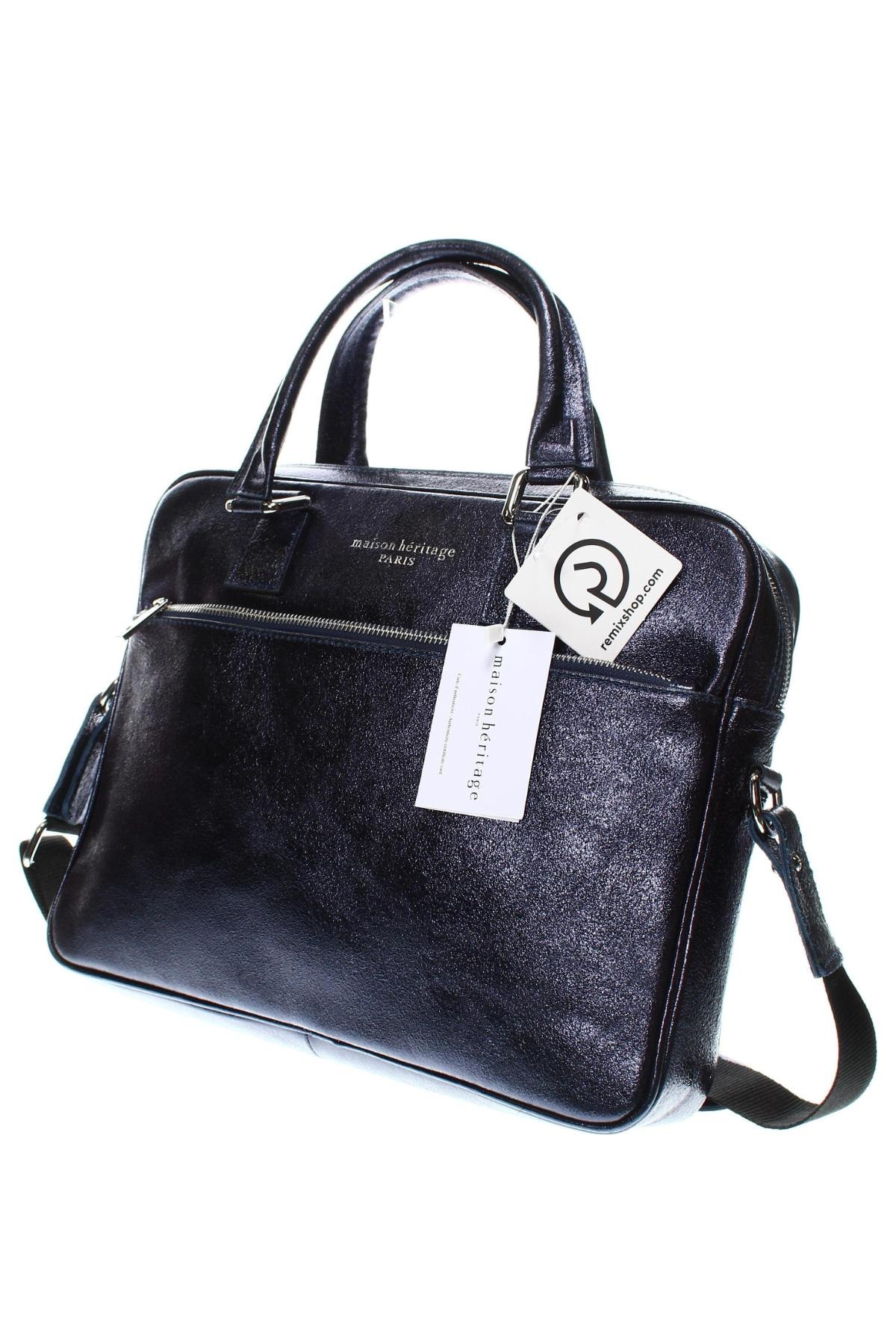 Дамска чанта Maison Heritage, Цвят Син, Цена 441,75 лв.