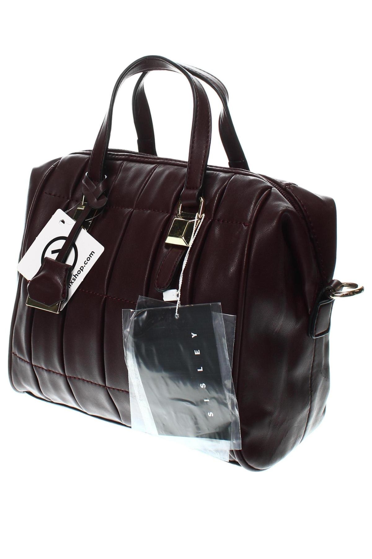 Дамска чанта Sisley, Цвят Кафяв, Цена 113,88 лв.
