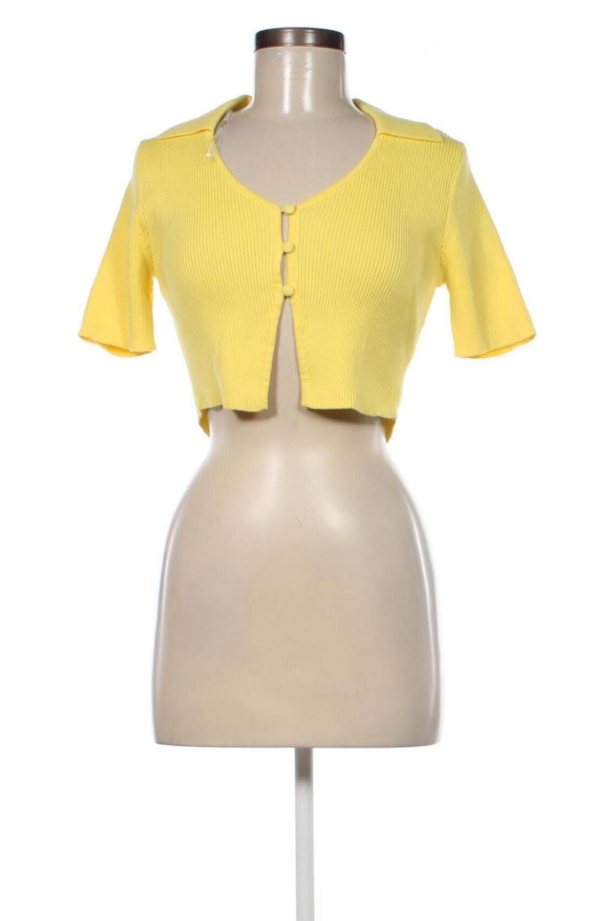 Damen Strickjacke Glamorous, Größe M, Farbe Gelb, Preis 44,85 €