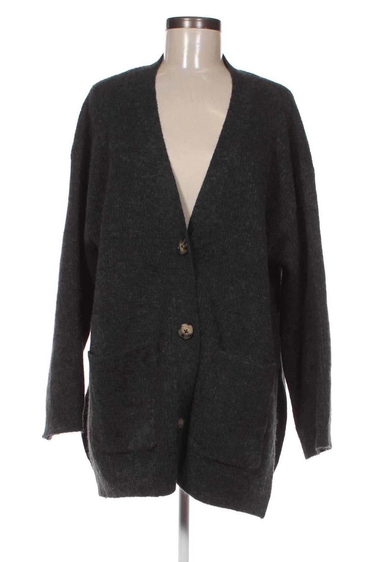 Cardigan de damă H&M, Mărime M, Culoare Gri, Preț 38,16 Lei