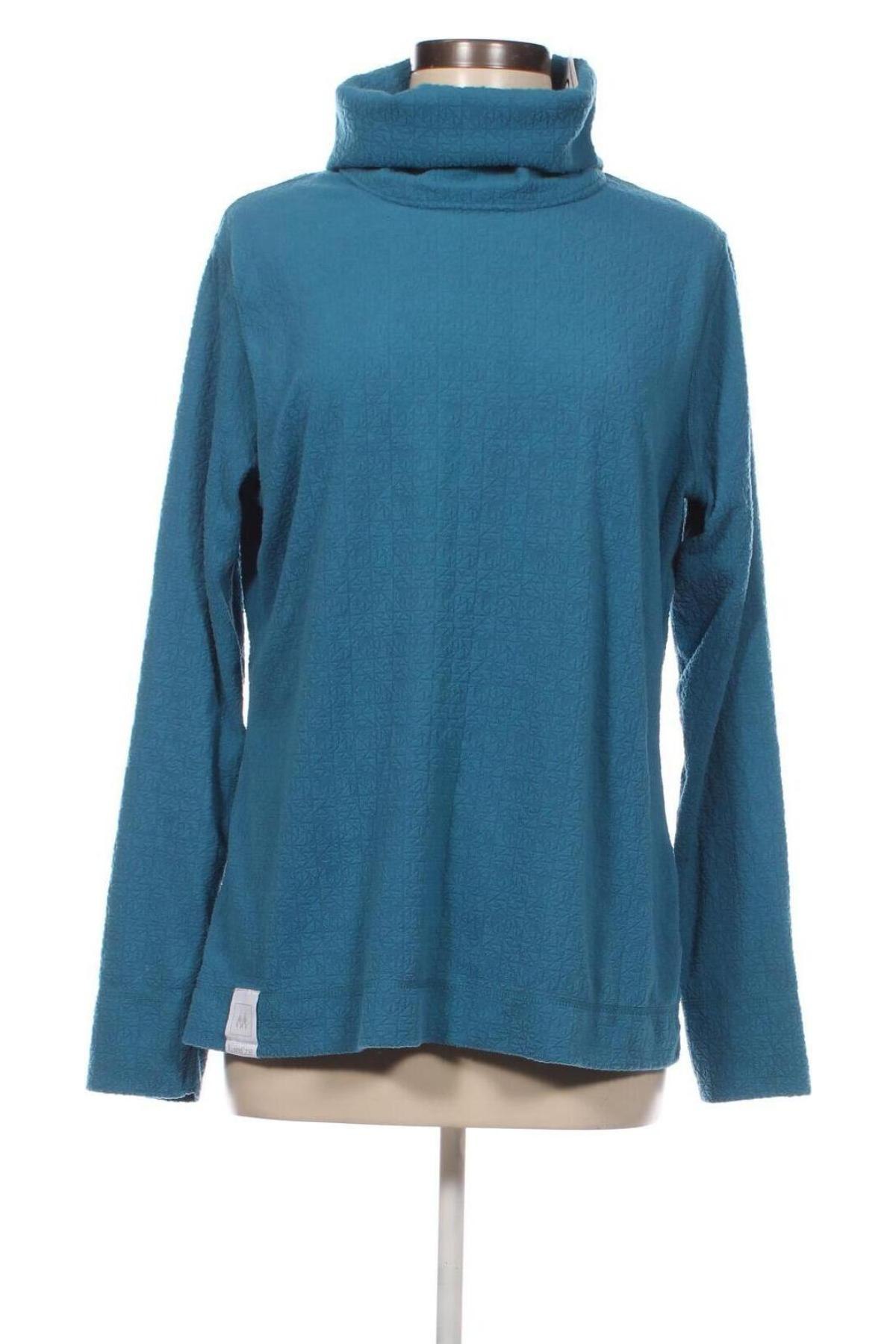 Γυναικεία μπλούζα fleece Wedze, Μέγεθος M, Χρώμα Μπλέ, Τιμή 2,35 €