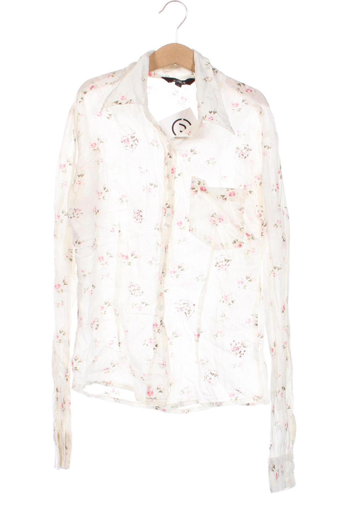 Γυναικείο πουκάμισο Background, Μέγεθος S, Χρώμα Εκρού, Τιμή 13,36 €