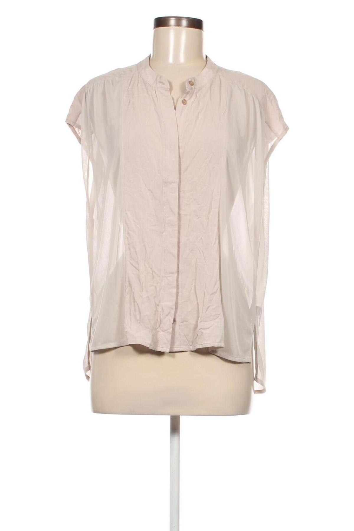 Γυναικείο πουκάμισο H&M, Μέγεθος S, Χρώμα  Μπέζ, Τιμή 3,40 €