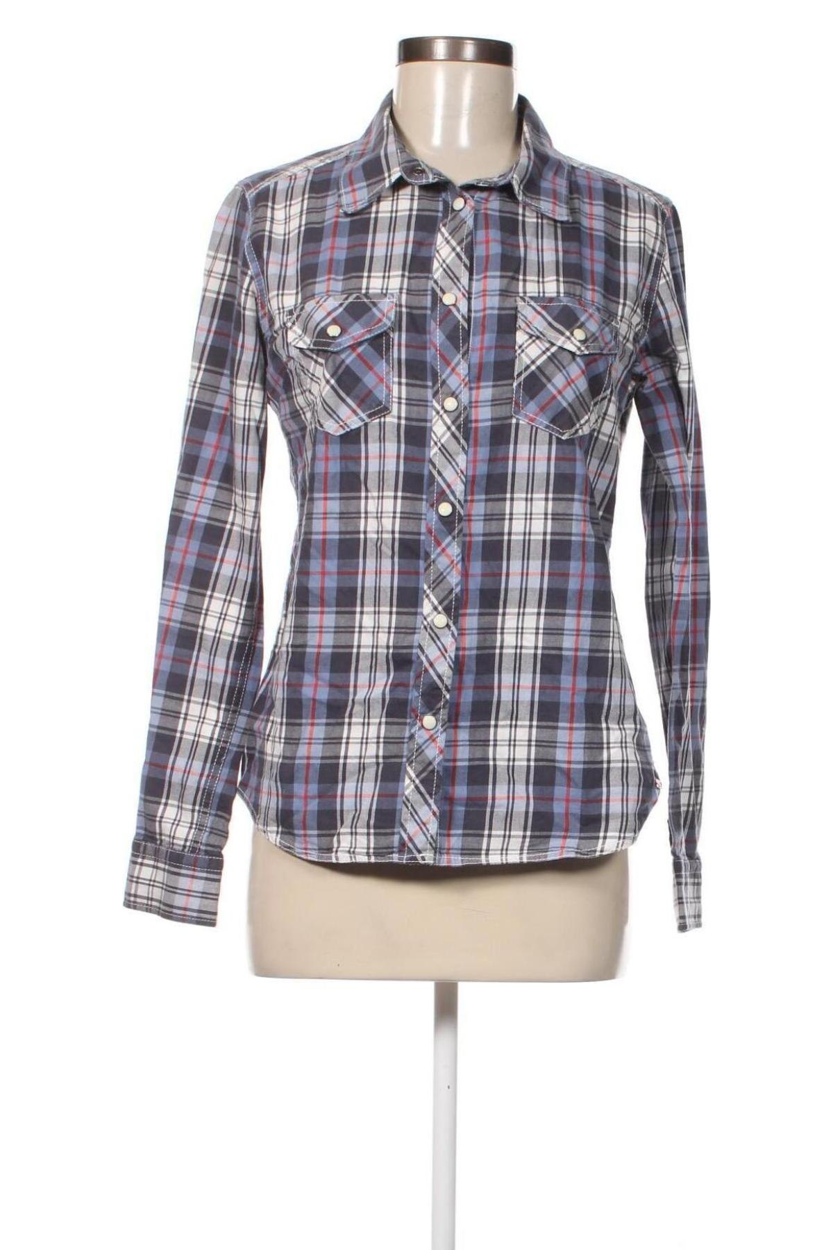 Γυναικείο πουκάμισο Roadsign, Μέγεθος M, Χρώμα Μπλέ, Τιμή 3,42 €