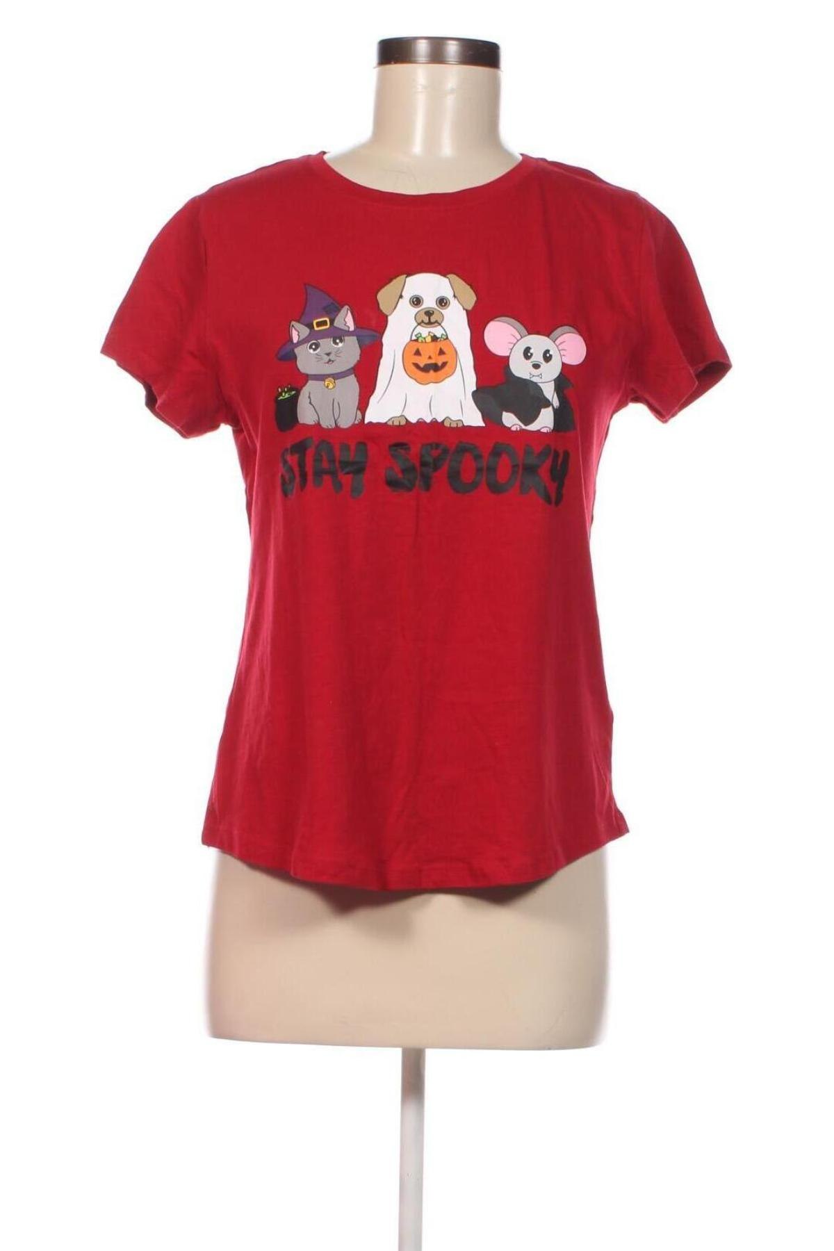 Γυναικείο t-shirt Fb Sister, Μέγεθος L, Χρώμα Κόκκινο, Τιμή 9,72 €