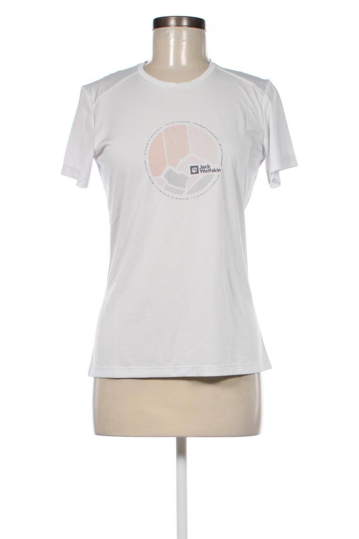 Дамска тениска Jack Wolfskin, Размер S, Цвят Екрю, Цена 58,00 лв.