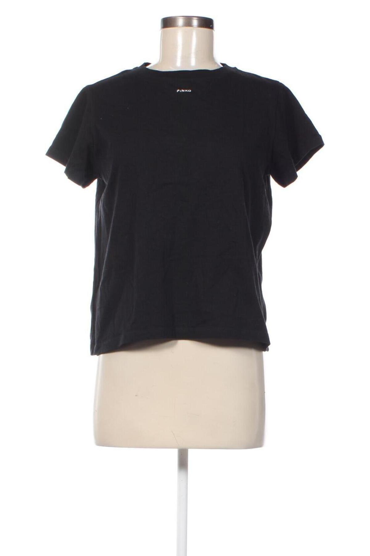 Дамска тениска Pinko, Размер M, Цвят Черен, Цена 111,15 лв.