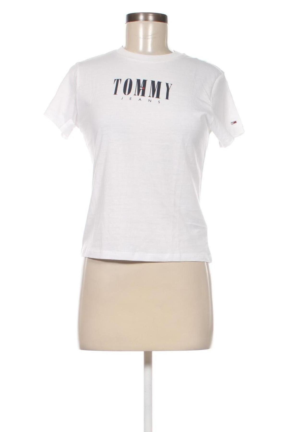 Damen T-Shirt Tommy Jeans, Größe L, Farbe Weiß, Preis € 35,05