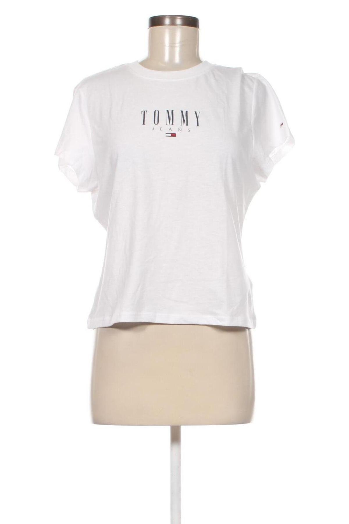 Tricou de femei Tommy Jeans, Mărime XL, Culoare Alb, Preț 223,68 Lei