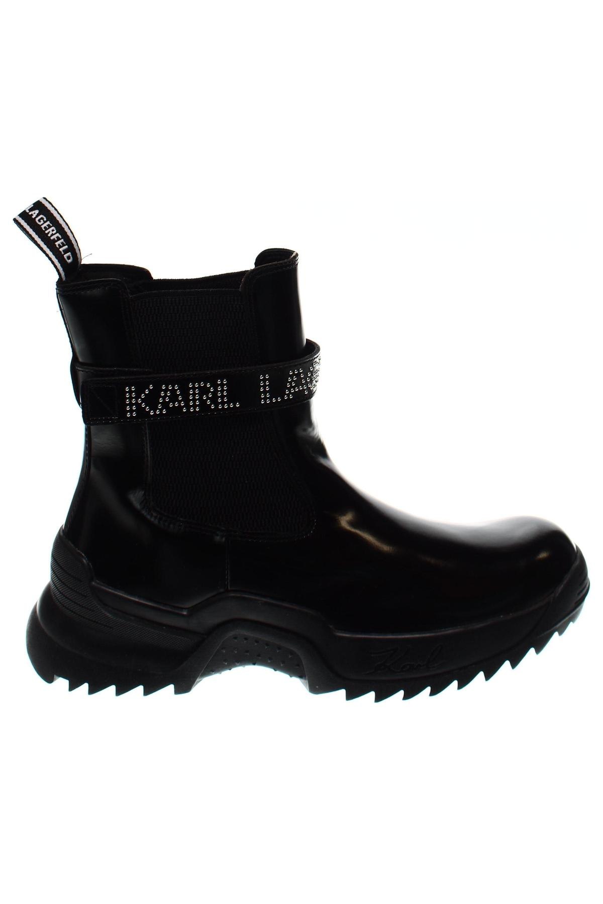 Botine de damă Karl Lagerfeld, Mărime 41, Culoare Negru, Preț 998,02 Lei